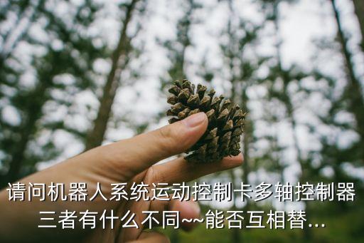 請問機(jī)器人系統(tǒng)運(yùn)動控制卡多軸控制器三者有什么不同~~能否互相替...