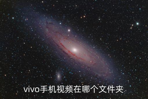 vivo手機視頻在哪個文件夾