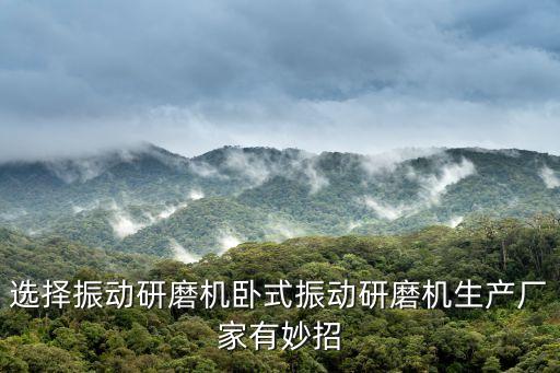 選擇振動研磨機臥式振動研磨機生產(chǎn)廠家有妙招