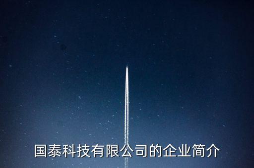 國泰科技有限公司的企業(yè)簡介