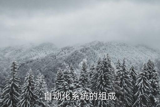 自動化系統(tǒng)的組成