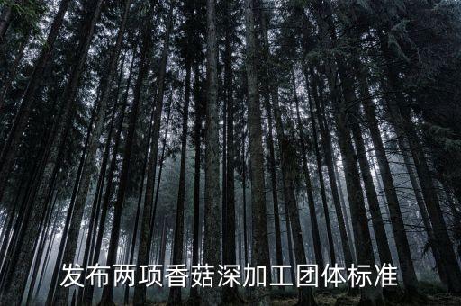 發(fā)布兩項香菇深加工團體標(biāo)準(zhǔn)