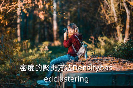 密度的聚類方法Densitybasedclustering