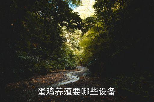 蛋雞養(yǎng)殖要哪些設備