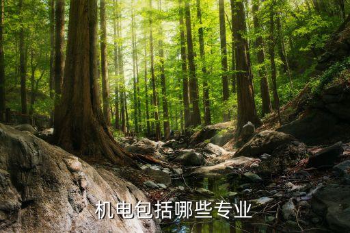機(jī)電包括哪些專業(yè)
