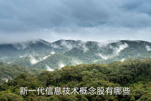 新一代信息技術概念股有哪些