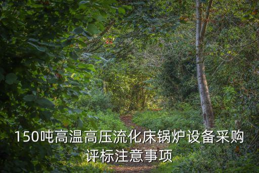 150噸高溫高壓流化床鍋爐設(shè)備采購評(píng)標(biāo)注意事項(xiàng)