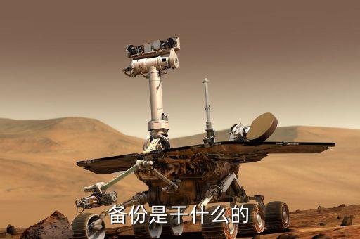 備份是干什么的
