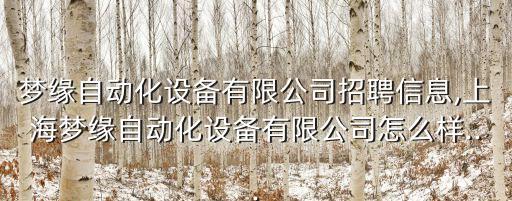 上海做自動化比較好的公司,大連是自動化比較好的公司