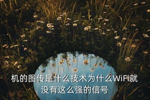 機的圖傳是什么技術(shù)為什么WiFi就沒有這么強的信號