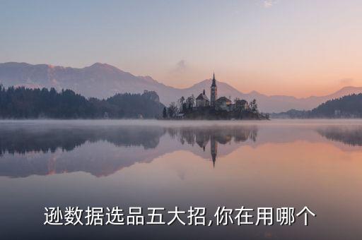 遜數(shù)據(jù)選品五大招,你在用哪個