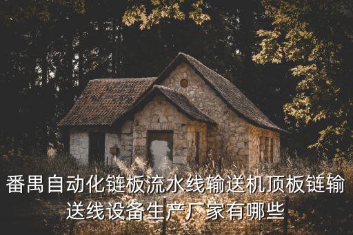 番禺自動化鏈板流水線輸送機(jī)頂板鏈輸送線設(shè)備生產(chǎn)廠家有哪些