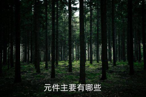 自動(dòng)化電氣器原件有哪些,電氣自動(dòng)化中的電氣元件有哪些?
