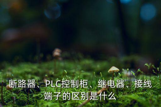 斷路器、PLC控制柜、繼電器、接線端子的區(qū)別是什么
