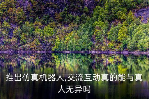 推出仿真機(jī)器人,交流互動(dòng)真的能與真人無異嗎