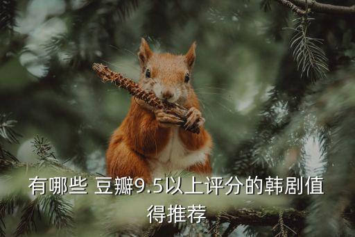 有哪些 豆瓣9.5以上評分的韓劇值得推薦