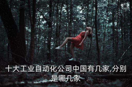 十大工業(yè)自動化公司中國有幾家,分別是哪幾家