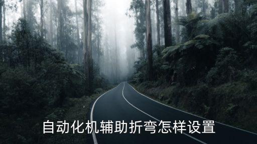 自動化機輔助折彎怎樣設(shè)置