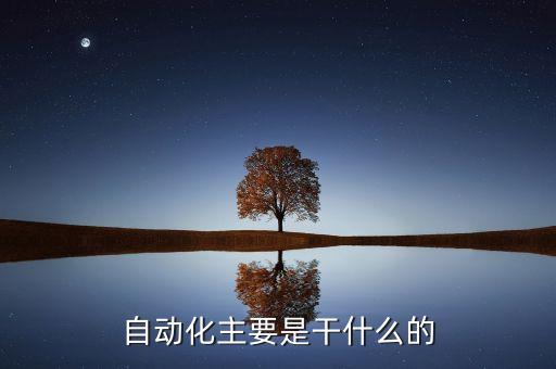 自動(dòng)化主要是干什么的