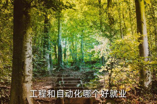 工程和自動(dòng)化哪個(gè)好就業(yè)