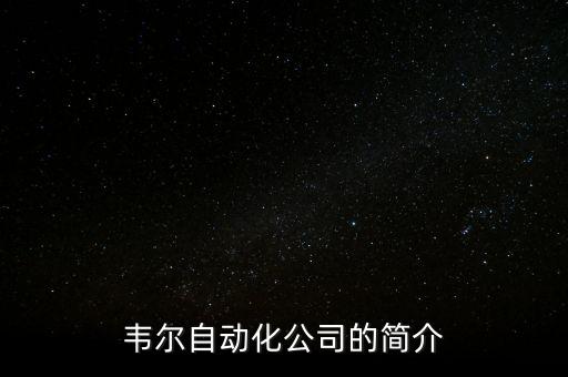 韋爾自動化公司的簡介