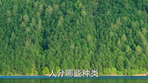 人分哪些種類