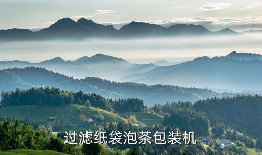 過(guò)濾紙袋泡茶包裝機(jī)