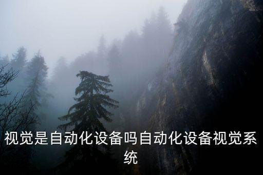 視覺是自動化設(shè)備嗎自動化設(shè)備視覺系統(tǒng)