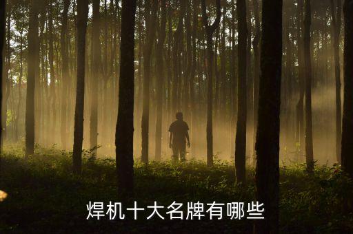 焊機(jī)十大名牌有哪些