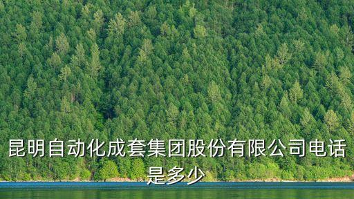 昆明自動化成套集團股份有限公司電話是多少