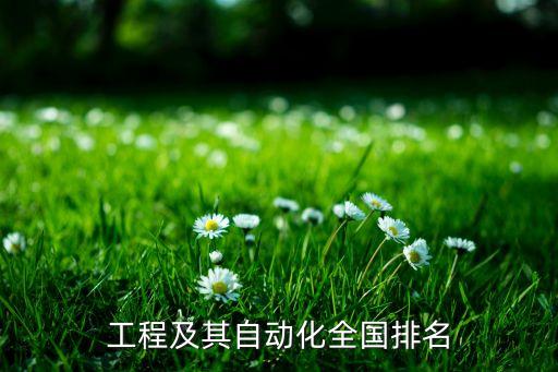 工程及其自動化全國排名