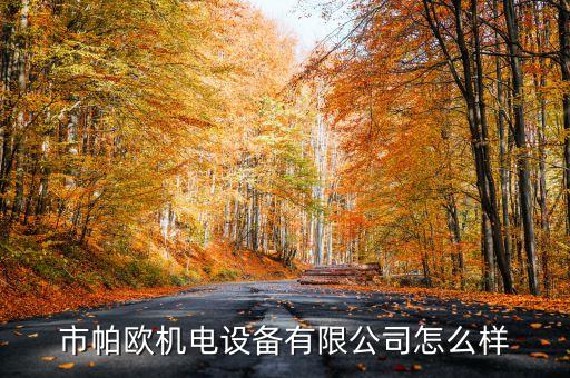 市帕歐機(jī)電設(shè)備有限公司怎么樣