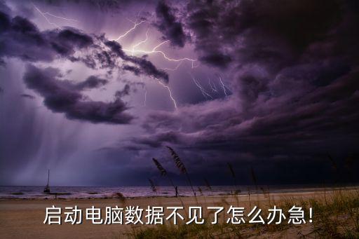 啟動電腦數(shù)據(jù)不見了怎么辦急!