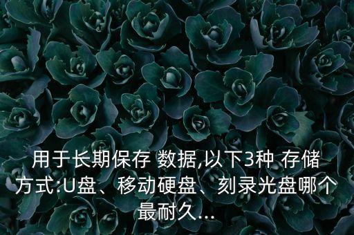 存儲數(shù)據(jù)最安全的方式,數(shù)據(jù)在計算機中的存儲方式