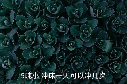 5噸小 沖床一天可以沖幾次