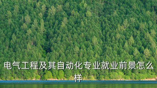南昌電氣自動化的前景,電氣工程及其自動化就業(yè)前景有哪些?