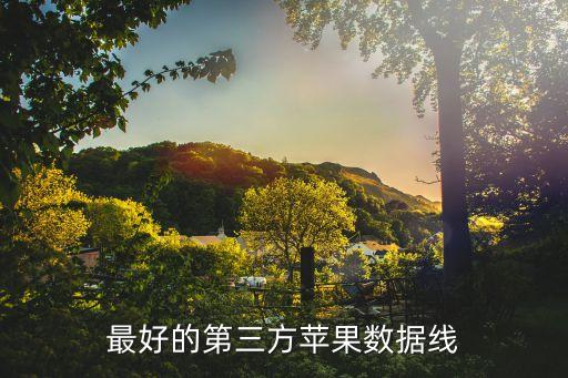 最好的第三方蘋果數(shù)據(jù)線