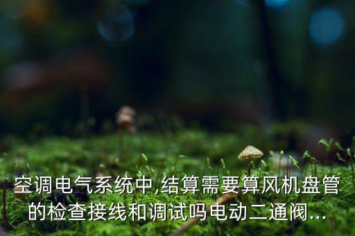 空調(diào)電氣和自動(dòng)化聯(lián)動(dòng)調(diào)試,制冷與空調(diào)自動(dòng)化