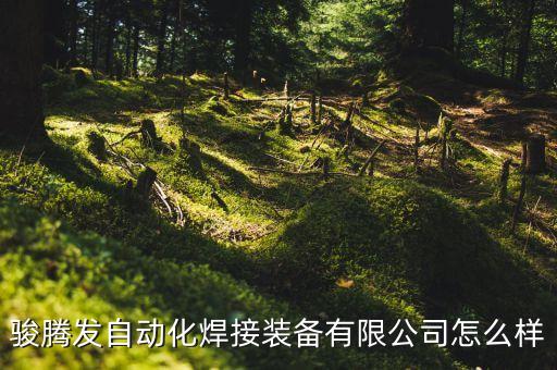 駿騰發(fā)自動(dòng)化焊接裝備有限公司怎么樣