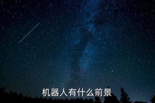 機器人有什么前景