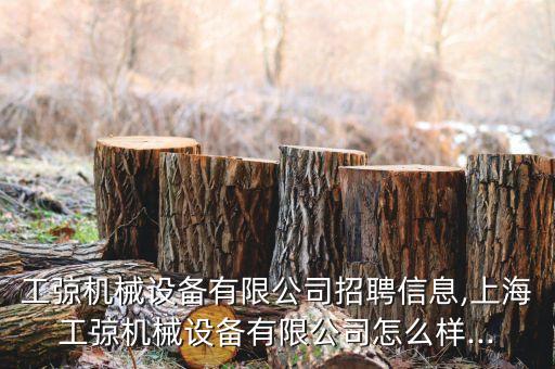 工弶機(jī)械設(shè)備有限公司招聘信息,上海工弶機(jī)械設(shè)備有限公司怎么樣...