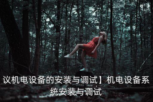 議機(jī)電設(shè)備的安裝與調(diào)試】機(jī)電設(shè)備系統(tǒng)安裝與調(diào)試