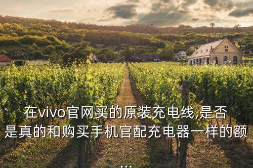 在vivo官網(wǎng)買的原裝充電線,是否是真的和購買手機(jī)官配充電器一樣的額...