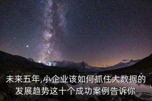 未來五年,小企業(yè)該如何抓住大數(shù)據(jù)的發(fā)展趨勢這十個(gè)成功案例告訴你