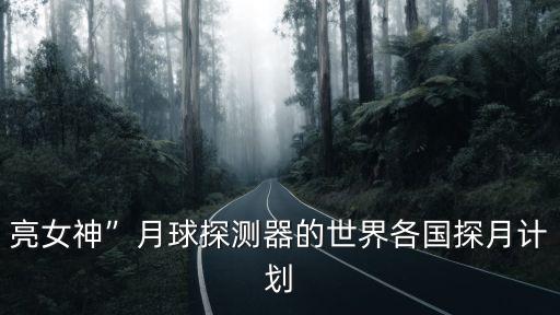 亮女神”月球探測器的世界各國探月計(jì)劃