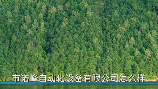 市諾峰自動(dòng)化設(shè)備有限公司怎么樣