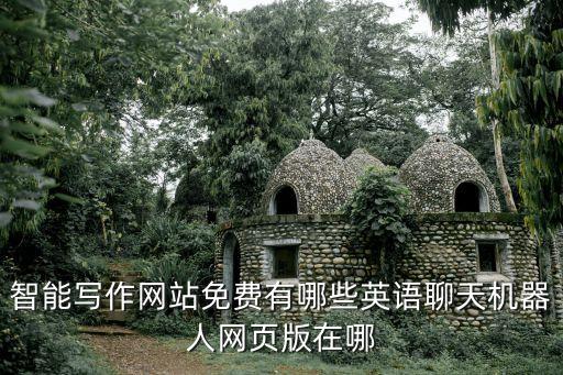 機器人陪聊天英語,用英語和機器人聊天