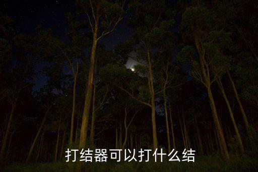 單繩自動(dòng)化打結(jié)設(shè)備有哪些