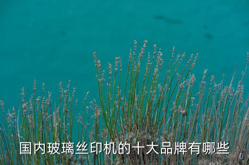 國內(nèi)玻璃絲印機的十大品牌有哪些