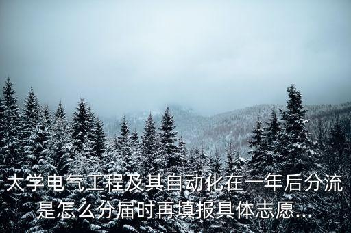 只讀電氣工程自動(dòng)化怎么報(bào)志愿,電氣工程可以報(bào)自動(dòng)化嗎?